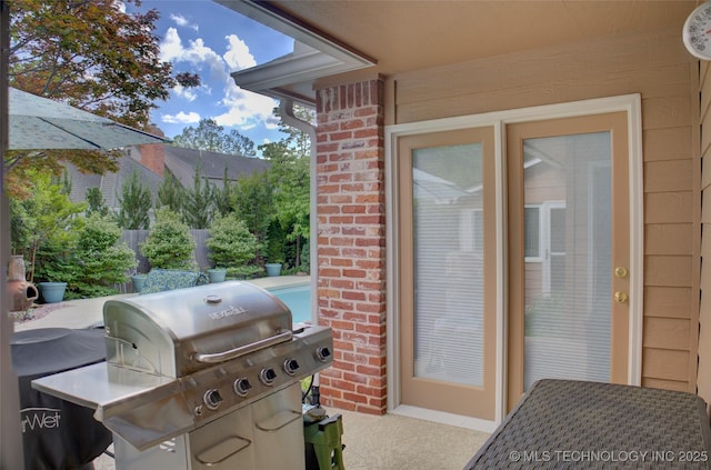 5140 E 107th Pl, Tulsa, OK 74137 - view of patio with grilling area