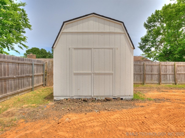 5015 S 89th E Pl, Tulsa, OK 74145 - view of shed with a fenced backyard