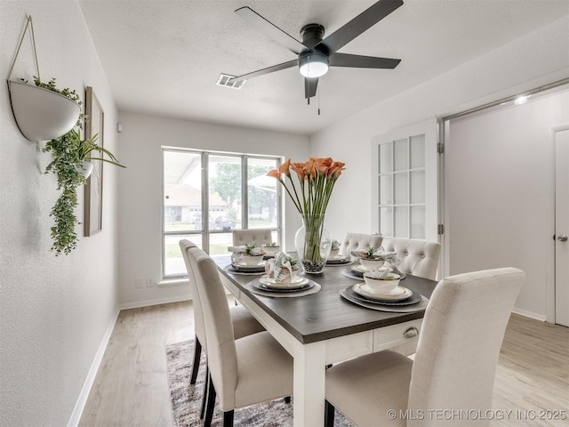 5015 S 89th E Pl, Tulsa, OK 74145 - dining space featuring light wood-type flooring and ceiling fan