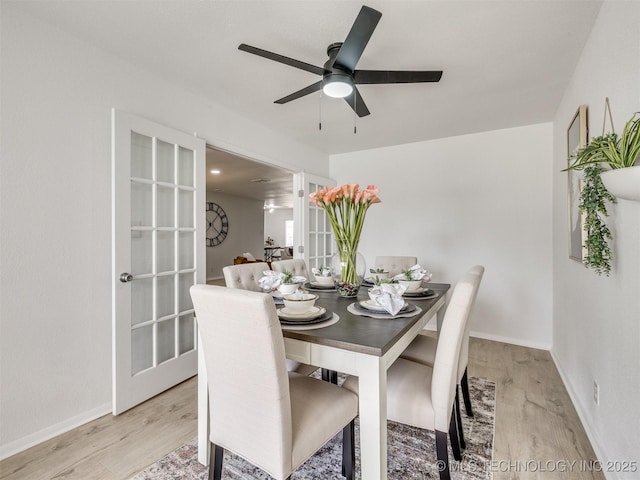 5015 S 89th E Pl, Tulsa, OK 74145 - dining space with light wood-style flooring and a ceiling fan