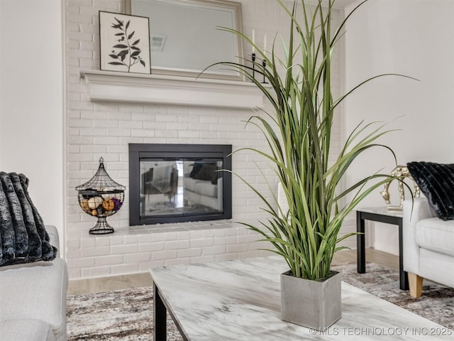 5015 S 89th E Pl, Tulsa, OK 74145 - detailed view of a fireplace and wood finished floors