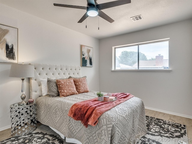 5015 S 89th E Pl, Tulsa, OK 74145 - bedroom featuring wood finished floors and ceiling fan