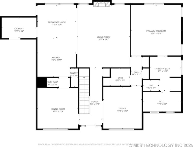 3305 N Oak Ave, Broken Arrow, OK 74012 - view of floor plan / room layout