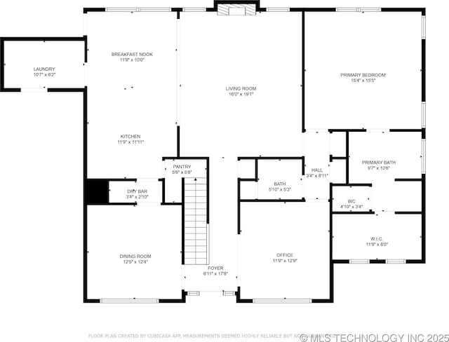 3305 N Oak Ave, Broken Arrow, OK 74012 - view of floor plan / room layout