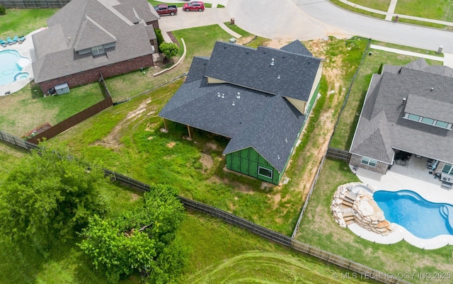 9518 N 143rd Ct E, Owasso, OK 74055 - view of subject property with a pool area