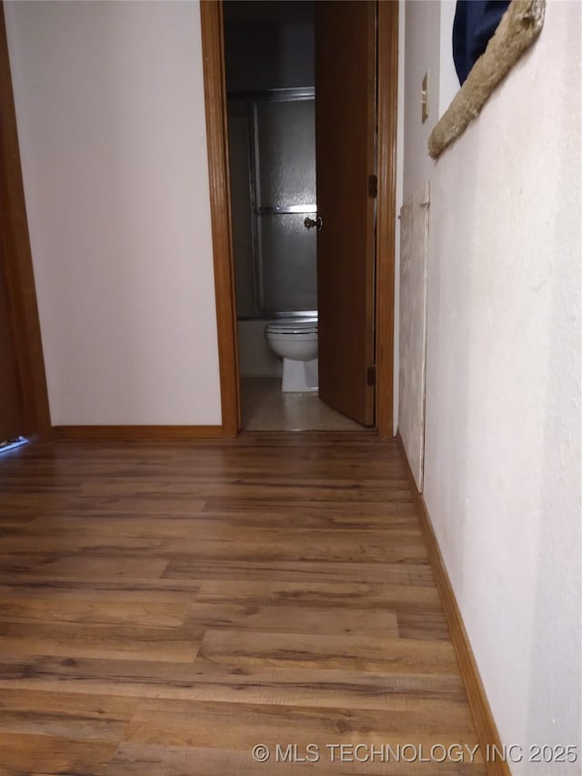 10670 S 4200th Rd S, Claremore, OK 74017 - corridor with wood finished floors and baseboards