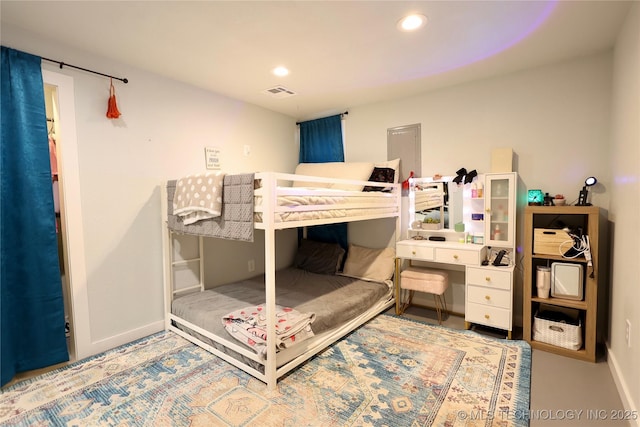6854 Delores Dr, Sulphur, OK 73086 - bedroom with baseboards and recessed lighting