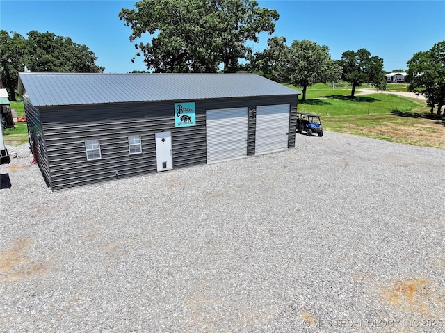 6854 Delores Dr, Sulphur, OK 73086 - view of detached garage