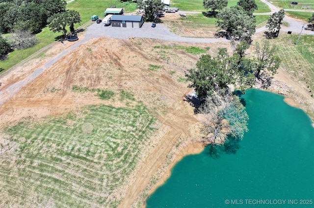 6854 Delores Dr, Sulphur, OK 73086 - drone / aerial view of a large body of water
