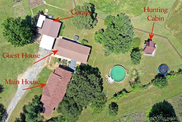 11787 S 4243rd Rd, Chelsea, OK 74016 - drone / aerial view