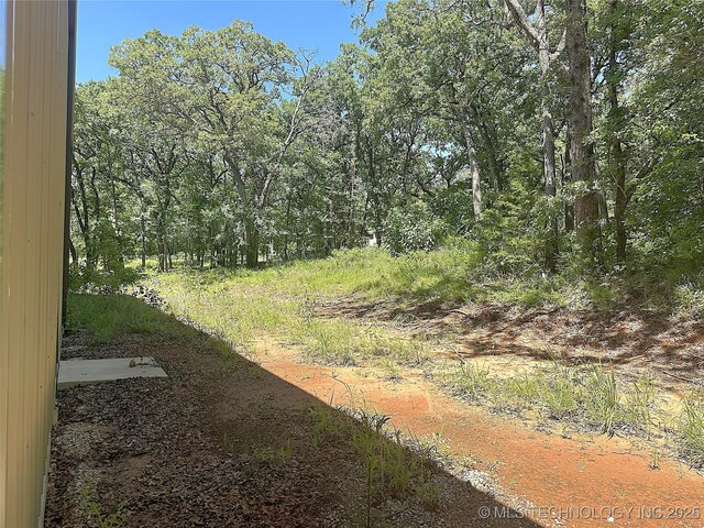 199 Shadow Ln, Ardmore, OK 73401 - view of yard featuring a wooded view