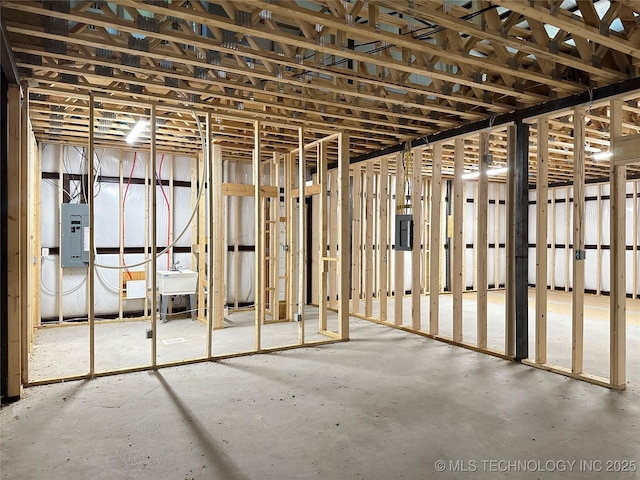 199 Shadow Ln, Ardmore, OK 73401 - miscellaneous room with electric panel and a sink