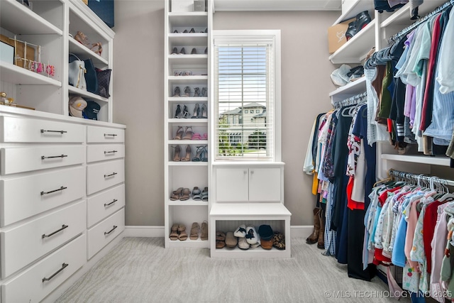12014 S Kingston Pl, Tulsa, OK 74137 - walk in closet featuring carpet flooring