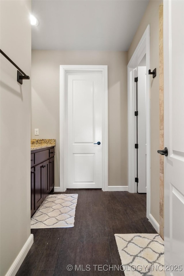 12014 S Kingston Pl, Tulsa, OK 74137 - bathroom featuring wood finished floors and vanity