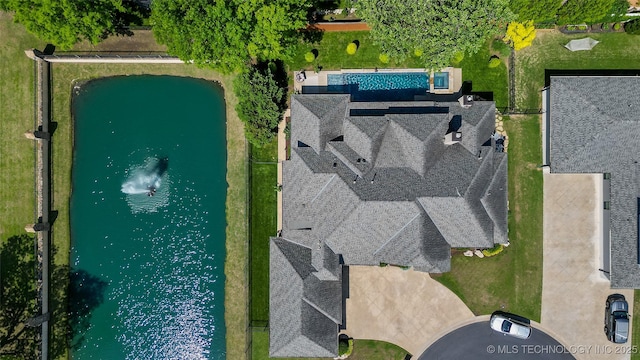 12014 S Kingston Pl, Tulsa, OK 74137 - drone / aerial view of a large body of water