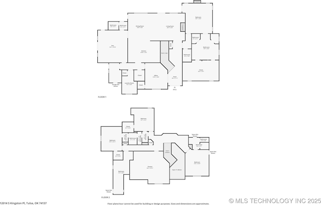 12014 S Kingston Pl, Tulsa, OK 74137 - view of home floor plan