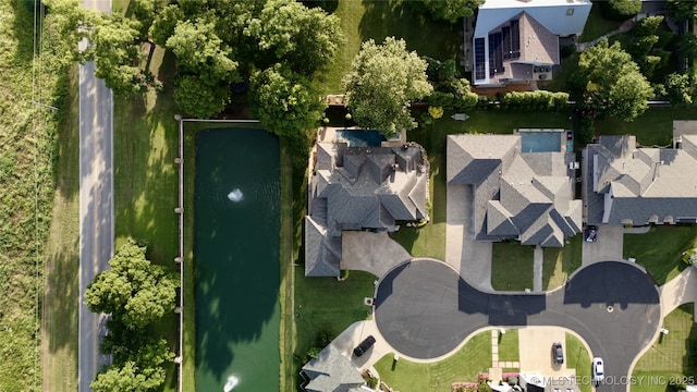 12014 S Kingston Pl, Tulsa, OK 74137 - aerial overview of property's location featuring a nearby body of water
