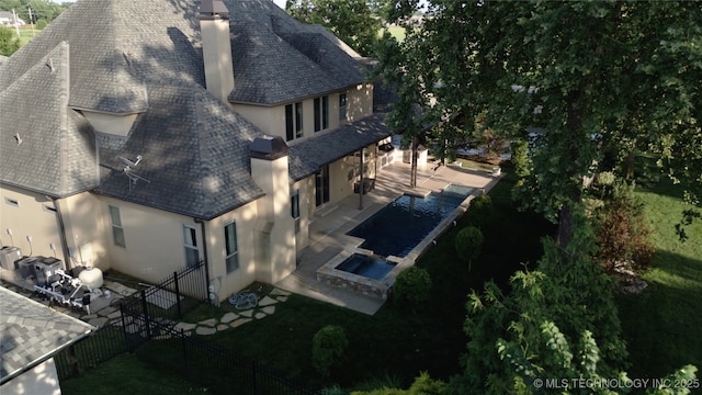 12014 S Kingston Pl, Tulsa, OK 74137 - aerial view of property and surrounding area