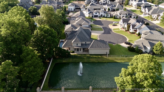 12014 S Kingston Pl, Tulsa, OK 74137 - aerial view of property and surrounding area with nearby suburban area and a nearby body of water