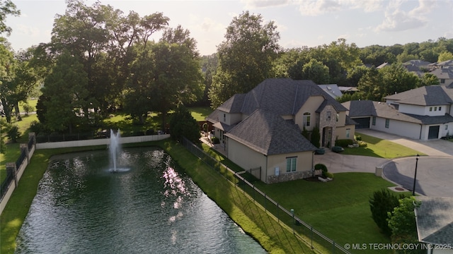 12014 S Kingston Pl, Tulsa, OK 74137 - view of subject property with a nearby body of water