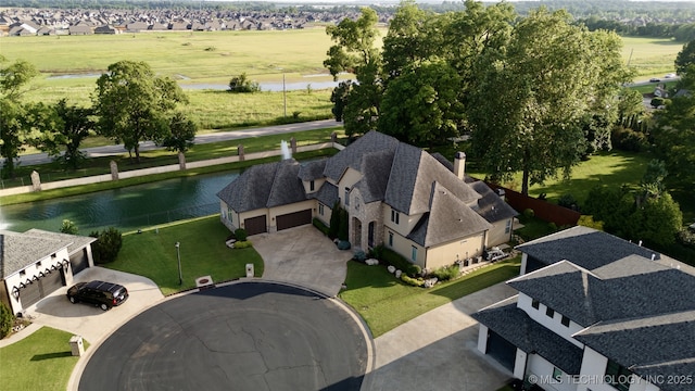 12014 S Kingston Pl, Tulsa, OK 74137 - drone / aerial view of a nearby body of water