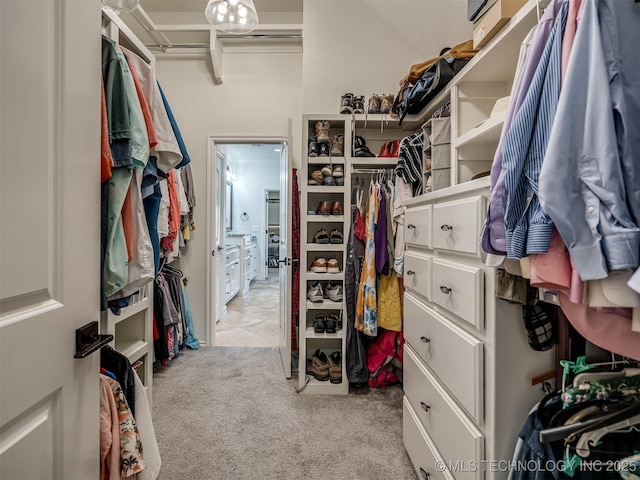 2915 E Rockford Pl, Broken Arrow, OK 74014 - walk in closet with light colored carpet