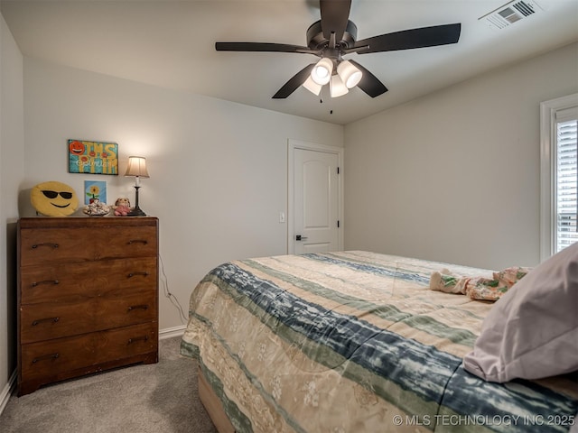 2915 E Rockford Pl, Broken Arrow, OK 74014 - bedroom with carpet flooring, baseboards, and ceiling fan