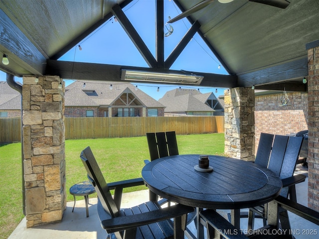 2915 E Rockford Pl, Broken Arrow, OK 74014 - view of patio / terrace with outdoor dining area