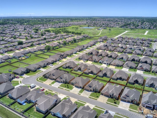 2915 E Rockford Pl, Broken Arrow, OK 74014 - aerial view of property's location with nearby suburban area and a nearby body of water