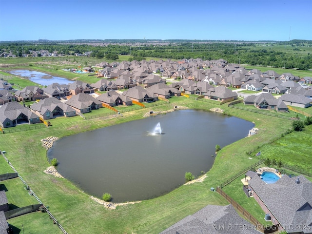2915 E Rockford Pl, Broken Arrow, OK 74014 - aerial overview of property's location with a large body of water and nearby suburban area
