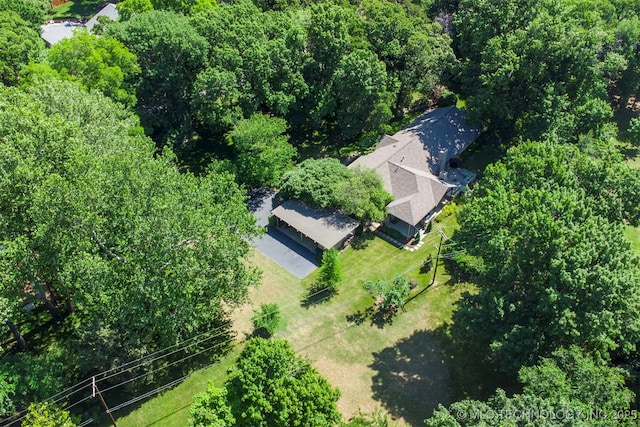 3898 E 72nd St, Tulsa, OK 74136 - aerial view of property and surrounding area