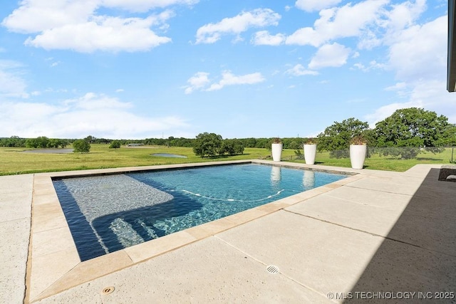 589 Three Mile Rd, Durant, OK 74701 - outdoor pool with a yard and a patio