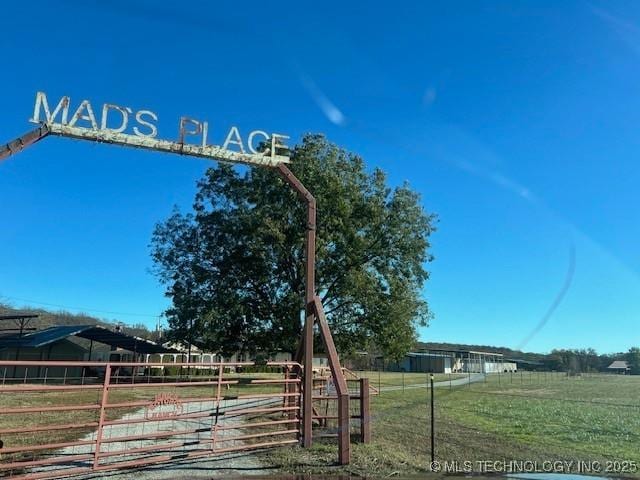 376 Lotoroc Ranch Rd, Barnsdall, OK 74002 - view of yard