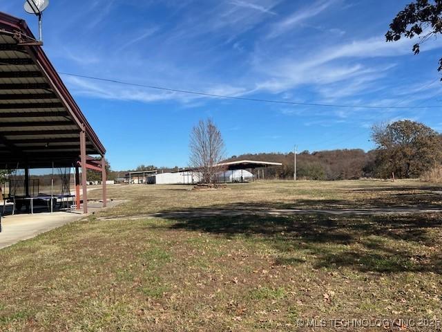 376 Lotoroc Ranch Rd, Barnsdall, OK 74002 - view of grassy yard