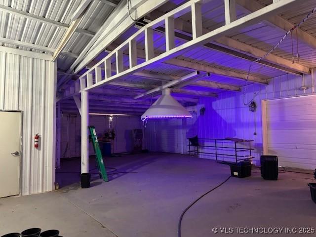 376 Lotoroc Ranch Rd, Barnsdall, OK 74002 - view of garage