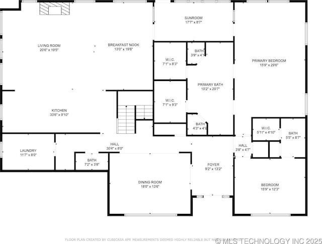 609 E Pensacola St, Broken Arrow, OK 74011 - property floor plan