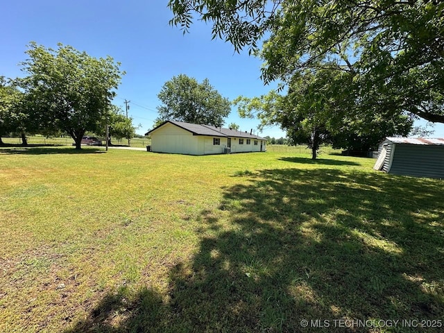109948 S 4155th Rd, Checotah, OK 74426 - view of green lawn