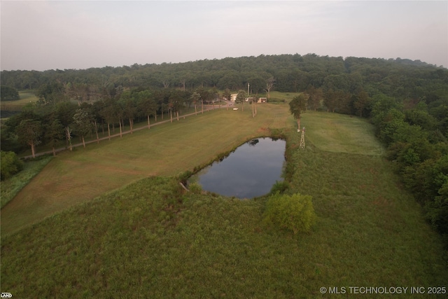 1965 Mcalester Lk, Mcalester, OK 74501 - aerial view of property and surrounding area featuring a nearby body of water