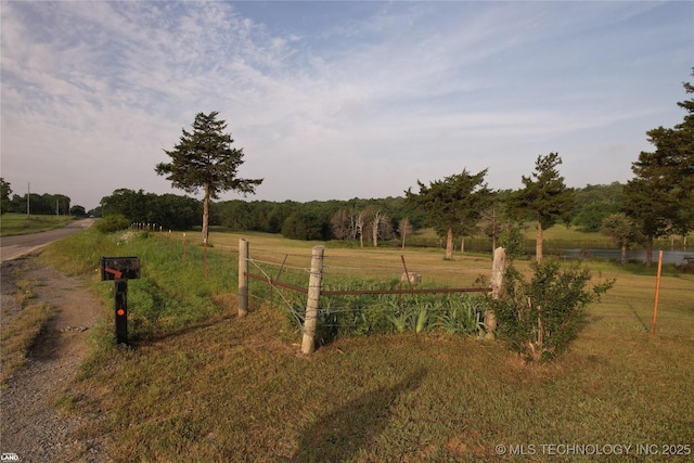 1965 Mcalester Lk, Mcalester, OK 74501 - view of yard featuring a view of countryside