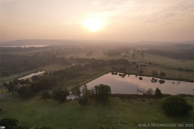 1965 Mcalester Lk, Mcalester, OK 74501 - aerial overview of property's location with a large body of water