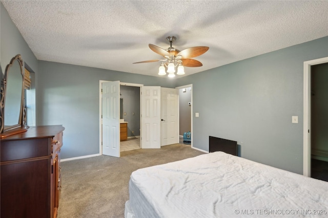 10511 S 83rd Cir, Tulsa, OK 74133 - bedroom with carpet flooring, baseboards, a textured ceiling, and ceiling fan