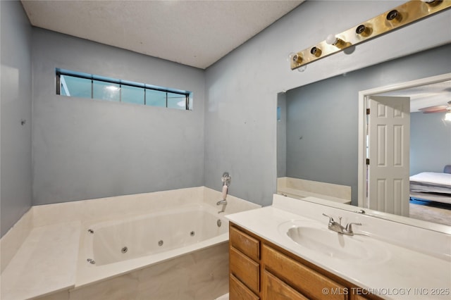 10511 S 83rd Cir, Tulsa, OK 74133 - bathroom featuring vanity and a jetted tub