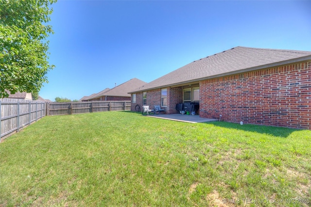 10216 N 120th E Ave, Owasso, OK 74055 - view of yard featuring a patio