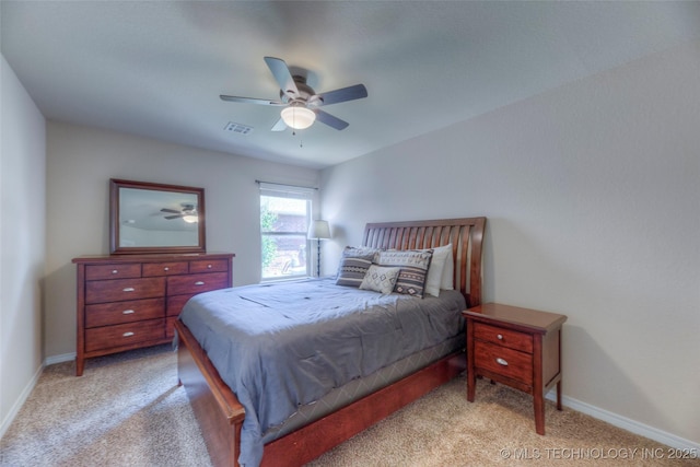 10216 N 120th E Ave, Owasso, OK 74055 - carpeted bedroom featuring baseboards and ceiling fan