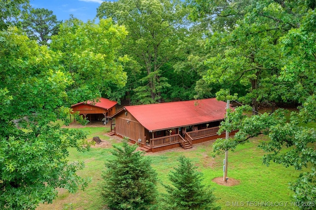 47 Tahnee Ln, Broken Bow, OK 74728 - view from above of property