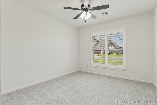 2978 E 146th St S, Bixby, OK 74008 - carpeted spare room featuring baseboards and ceiling fan