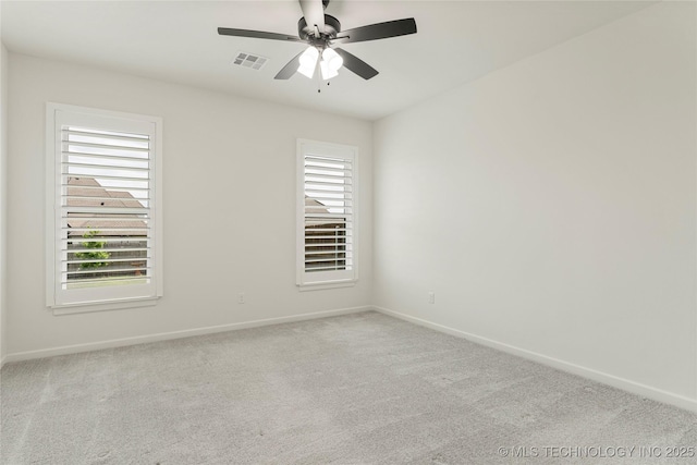 2978 E 146th St S, Bixby, OK 74008 - carpeted spare room with baseboards and a ceiling fan