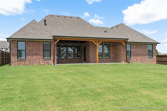 2978 E 146th St S, Bixby, OK 74008 - back of property with brick siding and roof with shingles
