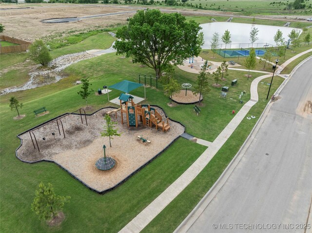 2978 E 146th St S, Bixby, OK 74008 - aerial view of a park and a nearby body of water