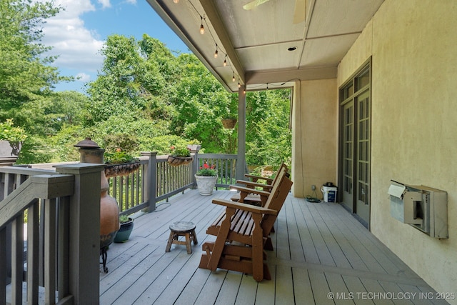 3335 E 93rd St, Tulsa, OK 74137 - view of deck